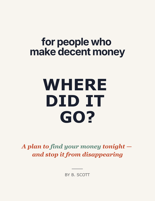 Where Did It Go? — Find Your Money Tonight